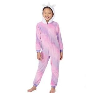 Saint Eve Youth Blanket Sleeper, 1 piece pajama, Pink Plush Unicorn M (10/12)
